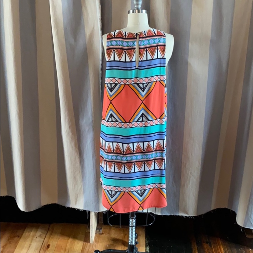 Everly Spring Geometric Summer Dress - Picture 4 of 7